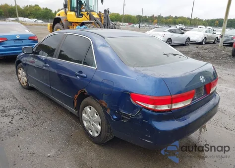 2003 Honda Accord 2.4 Lx из США, поврежденный, VIN 1HGCM56393A039895